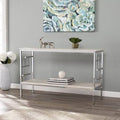 Faux Marble Console Table I98779