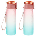 2 pcs Gradient Water Bottle L952