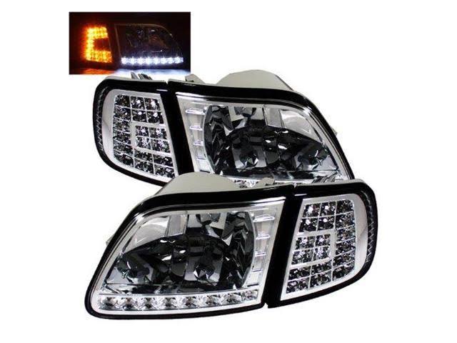 Chrome Crystal Headlights Y882175