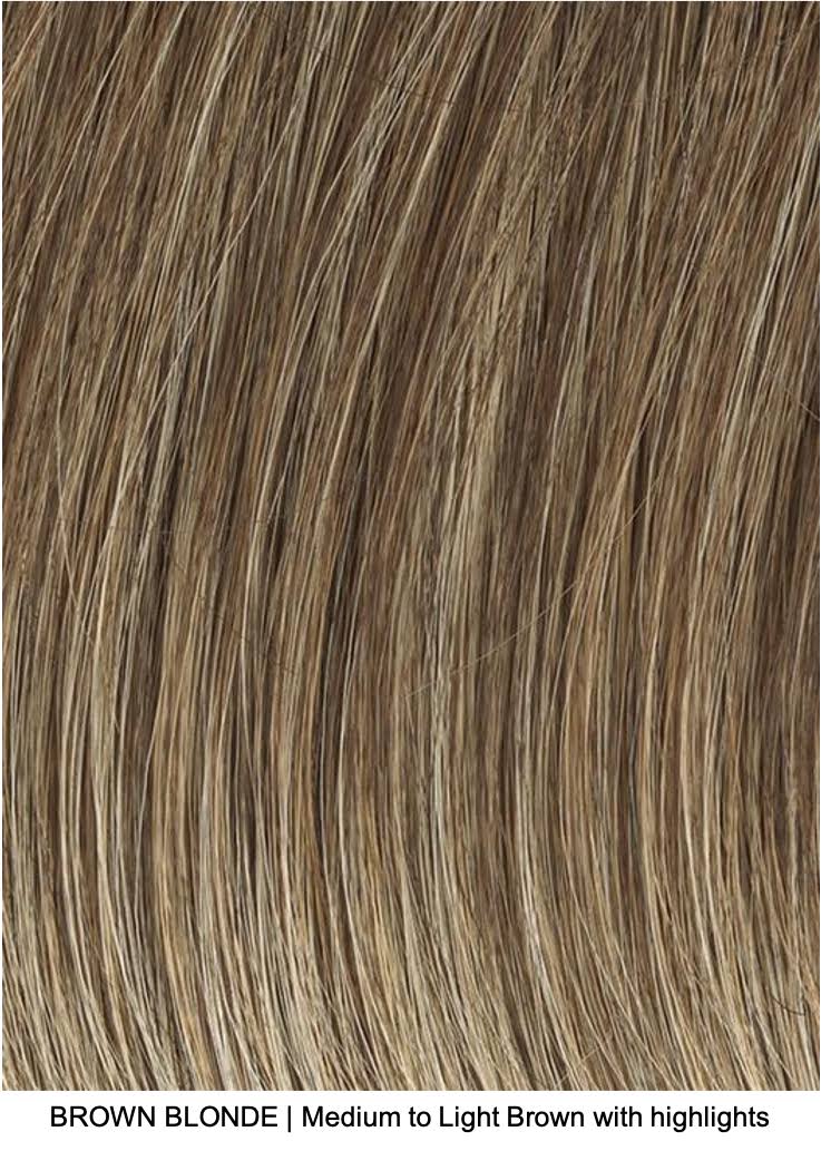 Brown Blonde Jazzy HF Wig R61799