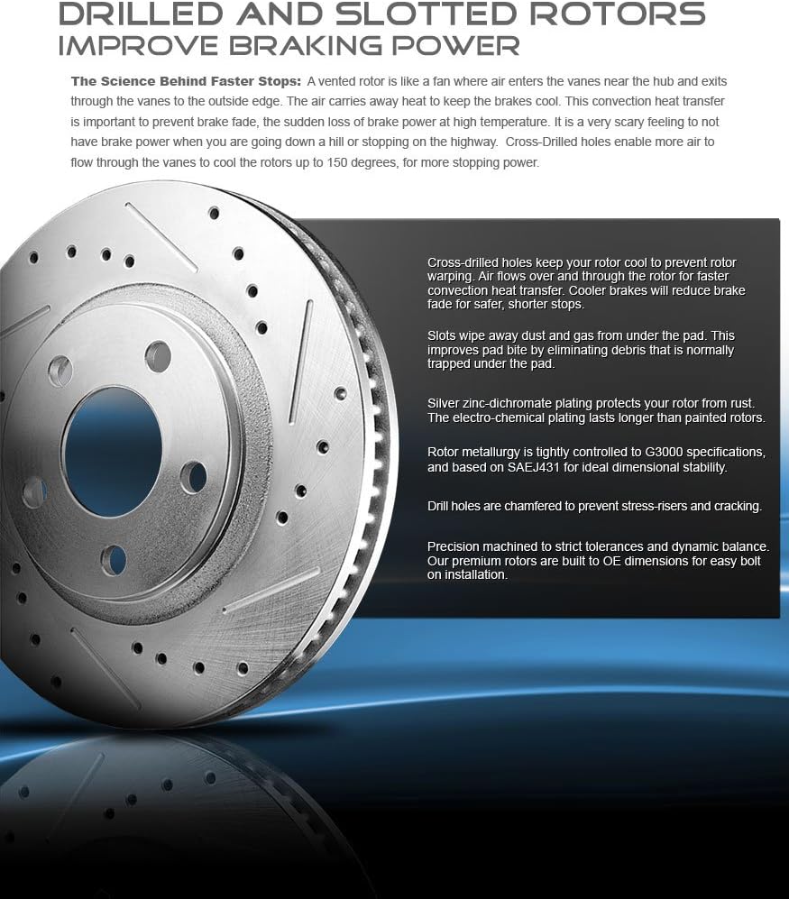 Brake Pads and Rotors 4 Lug E559195
