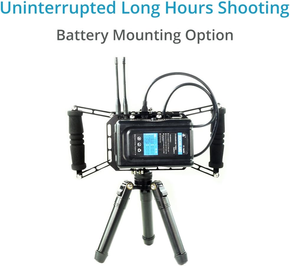 Monitor Cage for 4 to 7 LCD Monitor Display with V-Mount Battery Plate G864