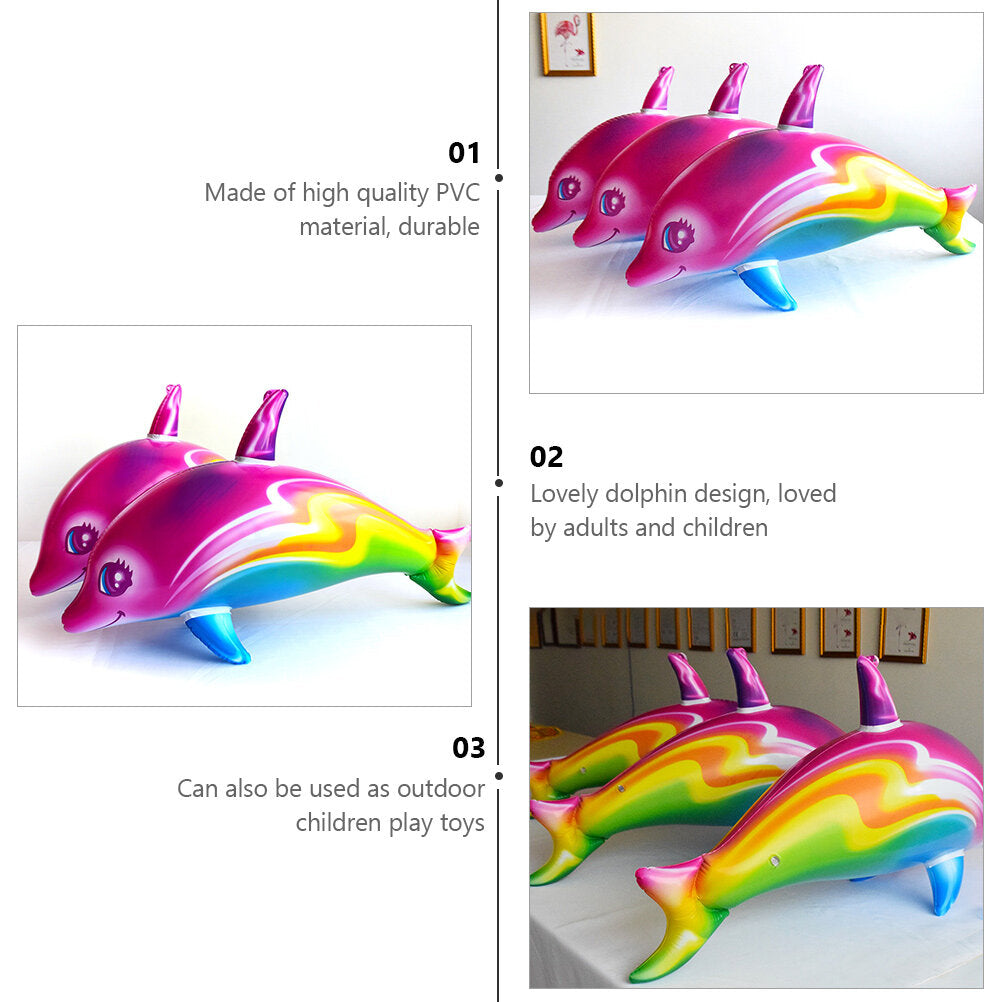 2pcs Inflatable Dolphin Toys Y173