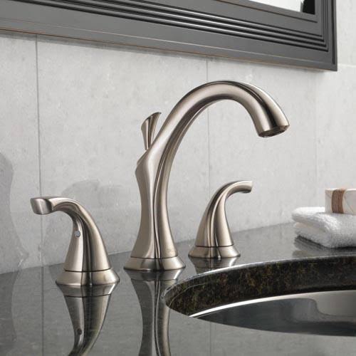 Two Handle Widespread Bathroom Faucet Stainless R98862