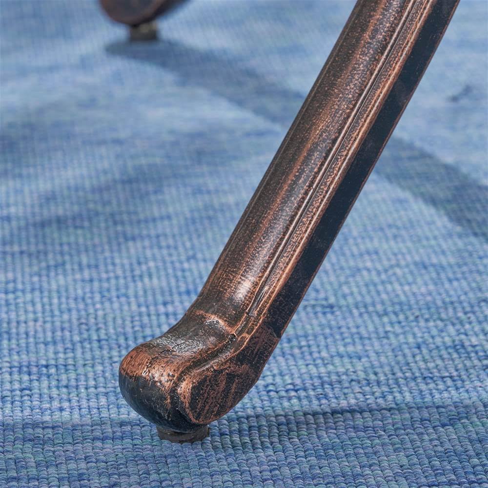 Shiny Copper Cast Aluminum Dining Table Q735