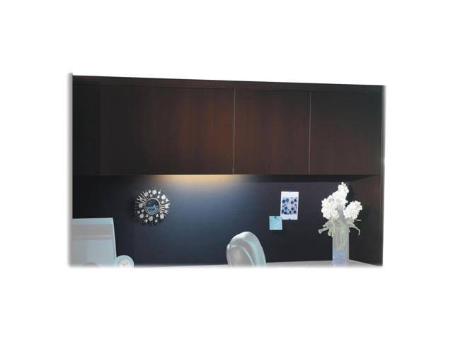 66x22 Hutch with Wood Doors, Mocha J320280