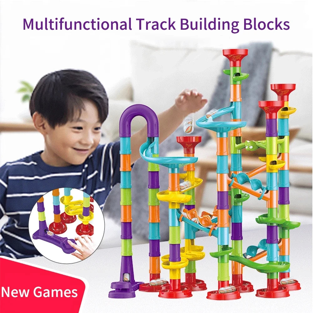 113 Piece Marble Run Building Blocks Set Y10953