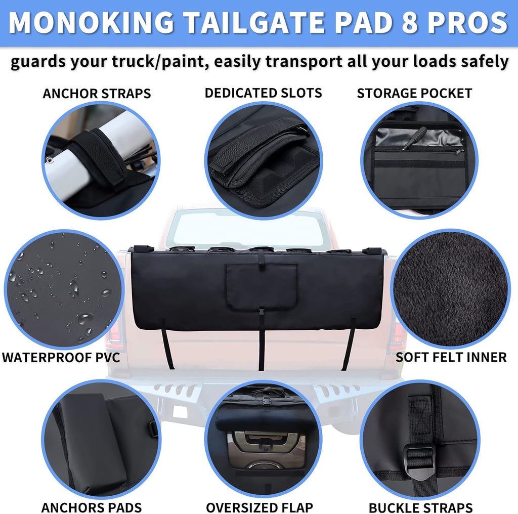 Black 54" Tailgate Bike Pad Pack of 2 F98268