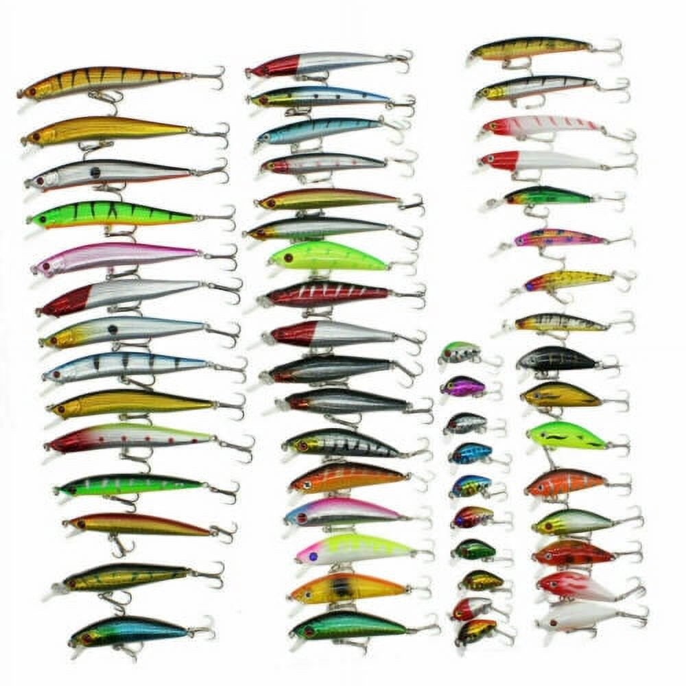 56 Diverse Fishing Baits Lure Set E90620
