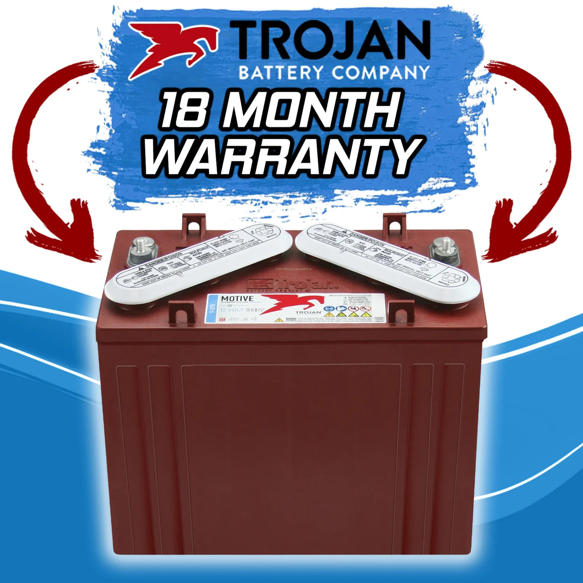 12 Volt 150 AH Deep Cycle Battery 6 Pack M55357