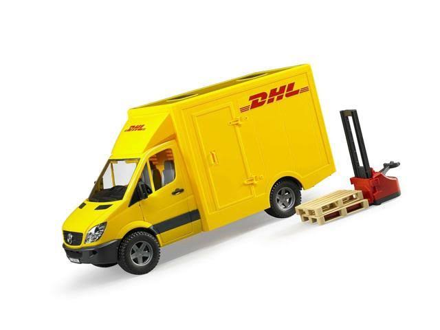 Mercedes Benz MB Sprinter DHL Delivery Truck with Hand Pallet Jack V68570
