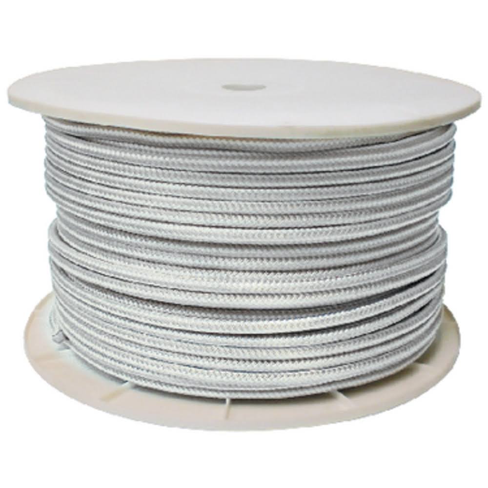 White Double Braid 3/8x22 x 600& S48464