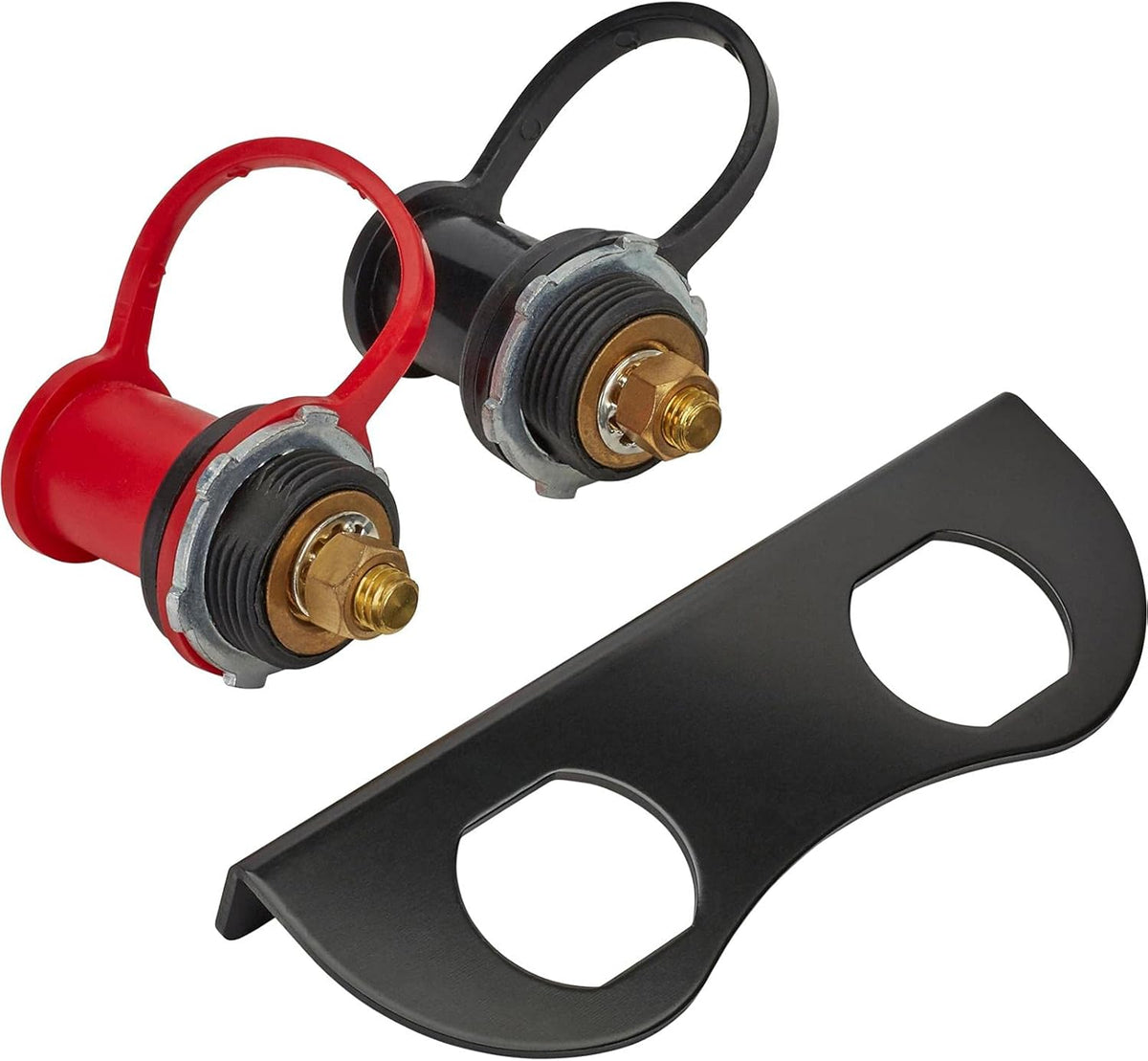 Black Aluminum Battery Terminal Studs Pack of 2 Y192985