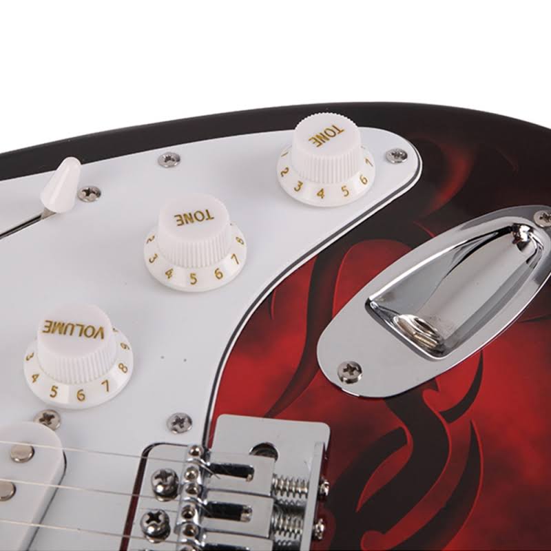 Red Electric Guitar D327