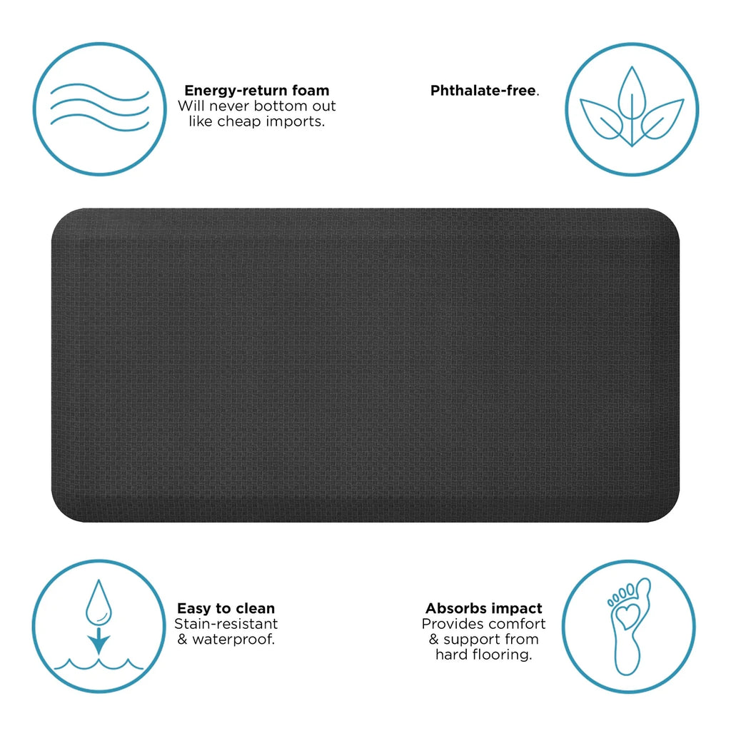Dark Gray Anti-Fatigue Kitchen Floor Mat R266405