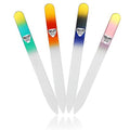 4-Piece Tricolor Glass Nail Files V716