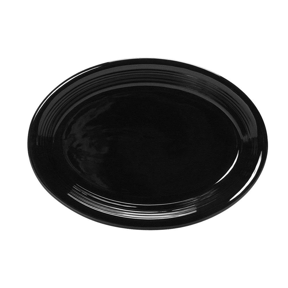 Oval Platter Coupe Black, Case of 6 U666430