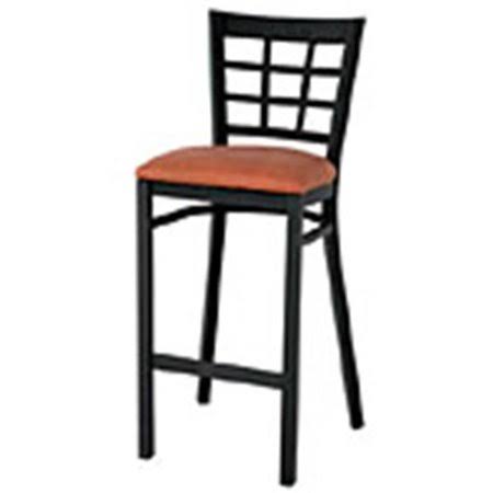 Lattice Back Bar Stool Natural Frame E46519