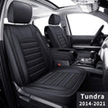 Black & Red Faux Leather Full Set Seat Covers O984