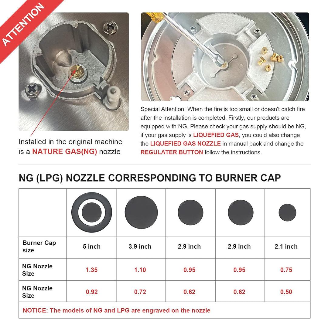30 Inch 5 Burner Gas Cooktop with Cast Iron Grates M98876
