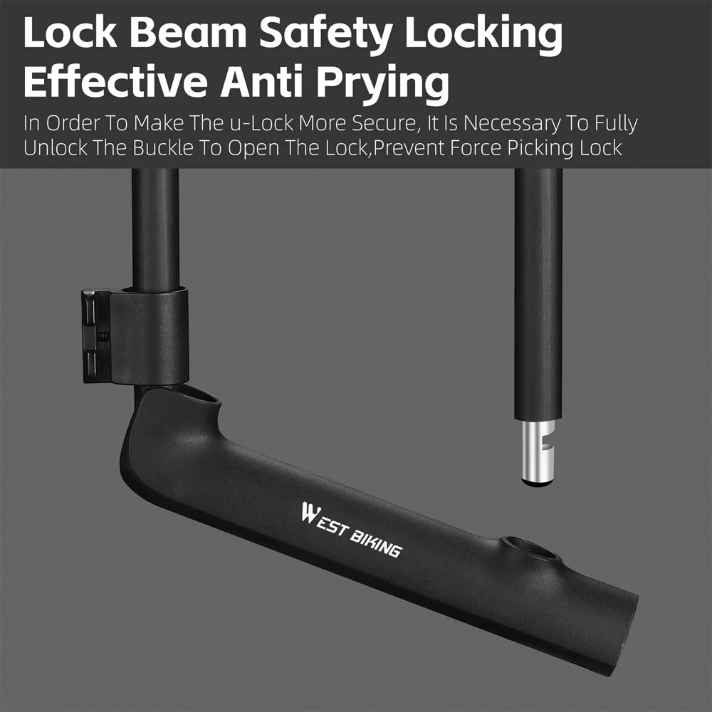 U type Lock Bike Lock with 2 Lock S172