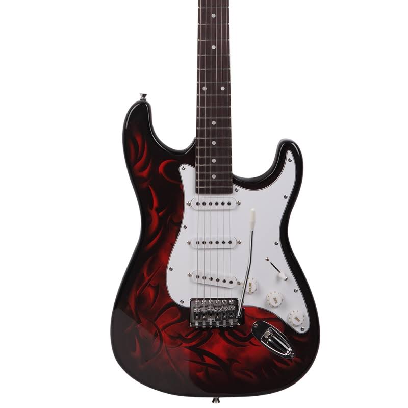 Red Electric Guitar D327