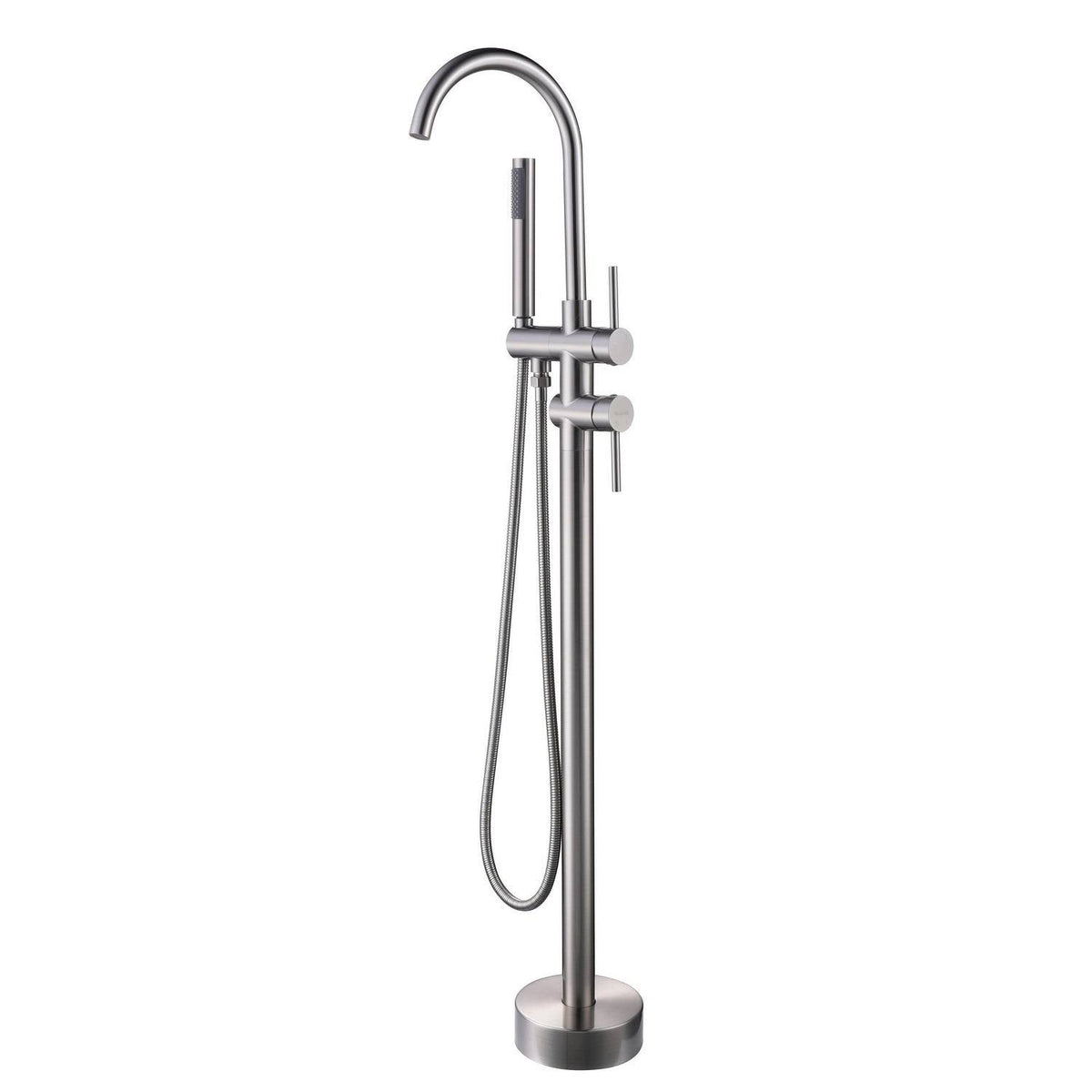 Silver Freestanding Tub Filler P61682
