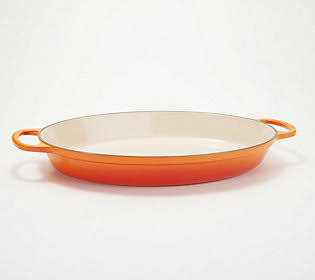 Flame Cast-Iron 3-qt Oval Baker B8901