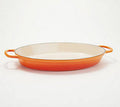 Flame Cast-Iron 3-qt Oval Baker B8901
