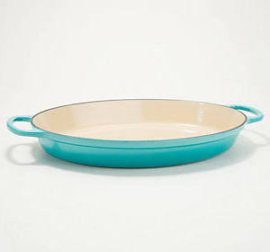 Flame Cast-Iron 3-qt Oval Baker B8901