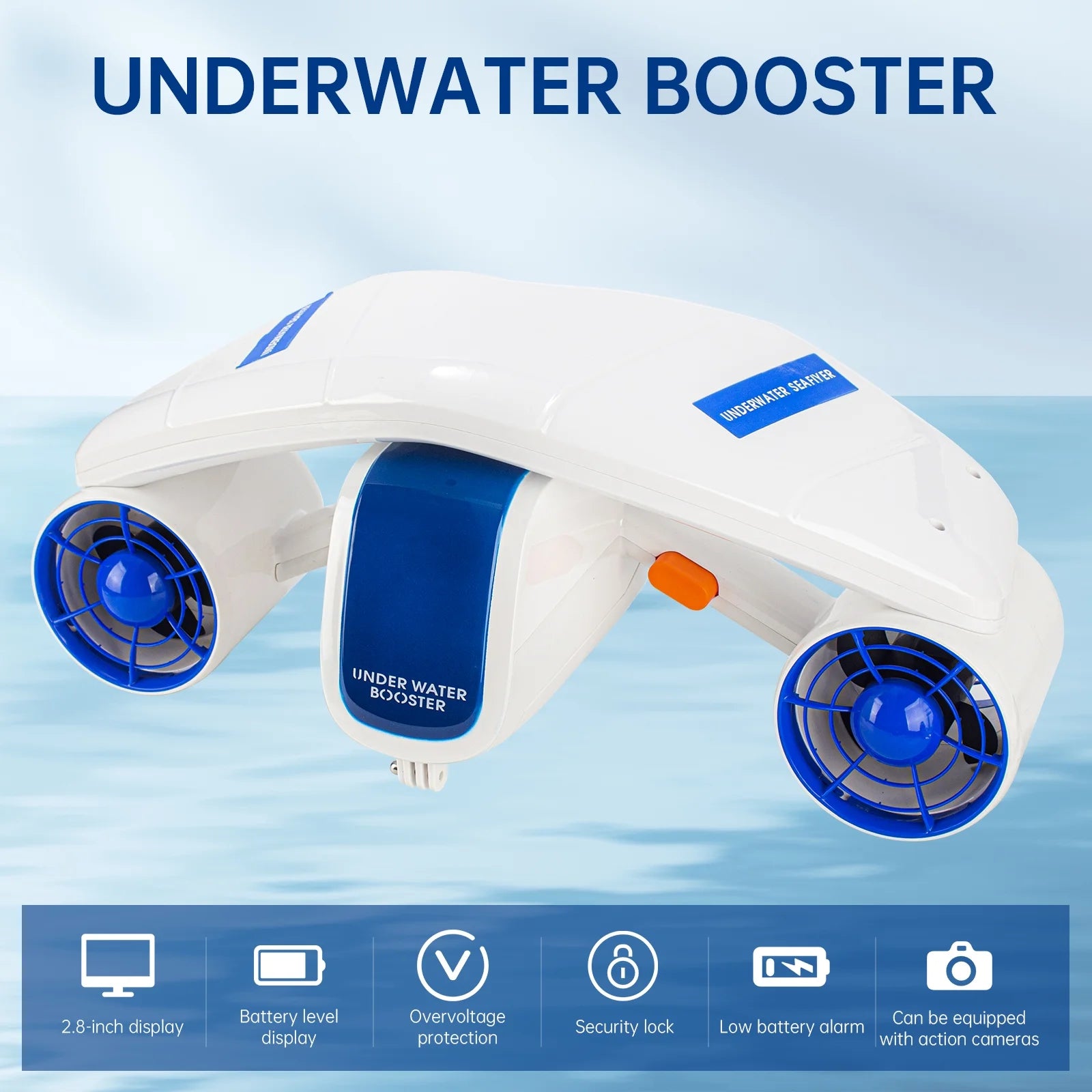 Electric Underwater Sea Water Diving Speed Booster W687