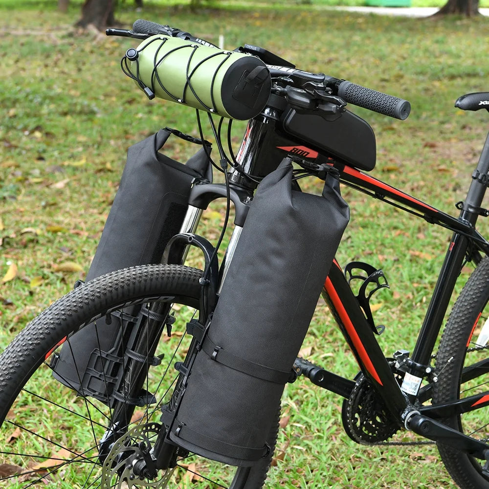 3L/7L Waterproof Bike Fork Bag with Roll Top P914336