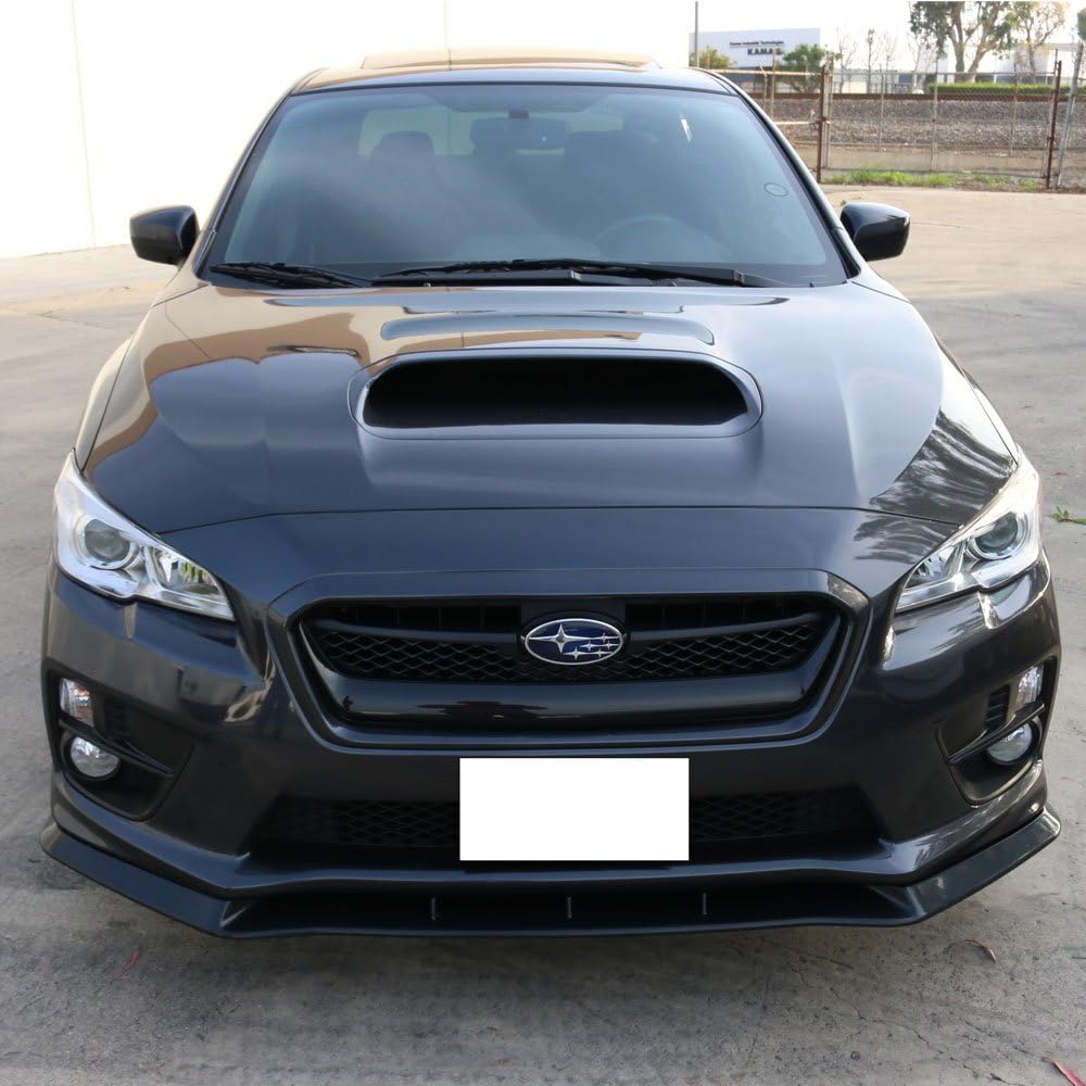 Black ABS Front Bumper Lip Splitter D7952