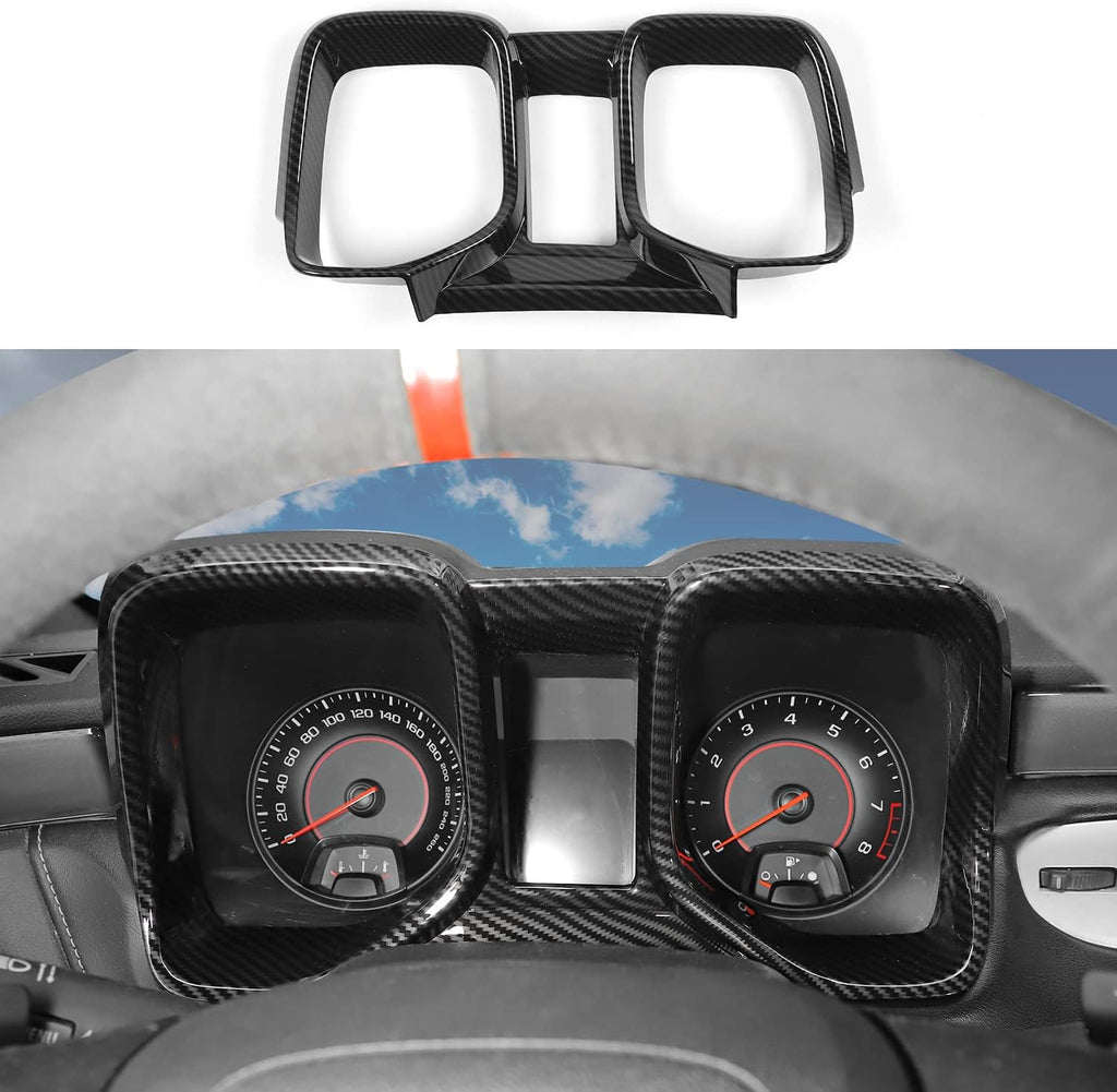 Red Dashboard Cover Panel Trim Decoration Pack of 2 Z249
