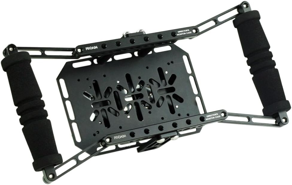 Monitor Cage for 4 to 7 LCD Monitor Display with V-Mount Battery Plate G864