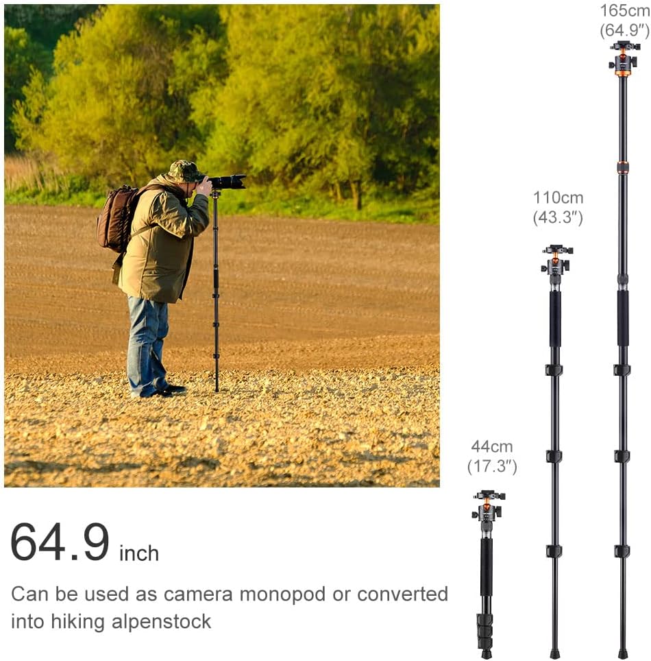 62'' Aluminum Tripod with 360 Panorama Ball Head X148