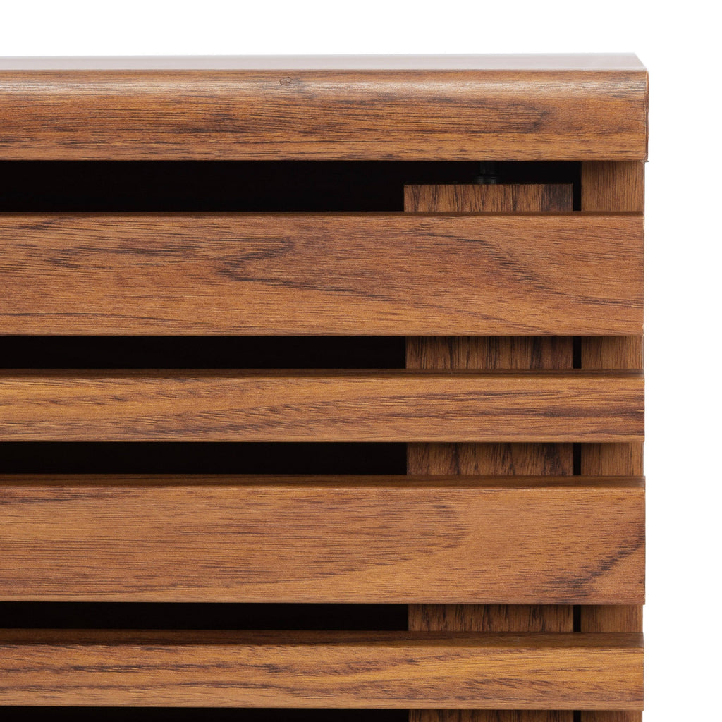 Walnut 2-Shelf Media Stand Y28241