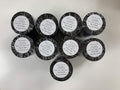 Black Standard Resin-Enhanced Wax Thermal Transfer Printer Ribbon 9-Rolls D886