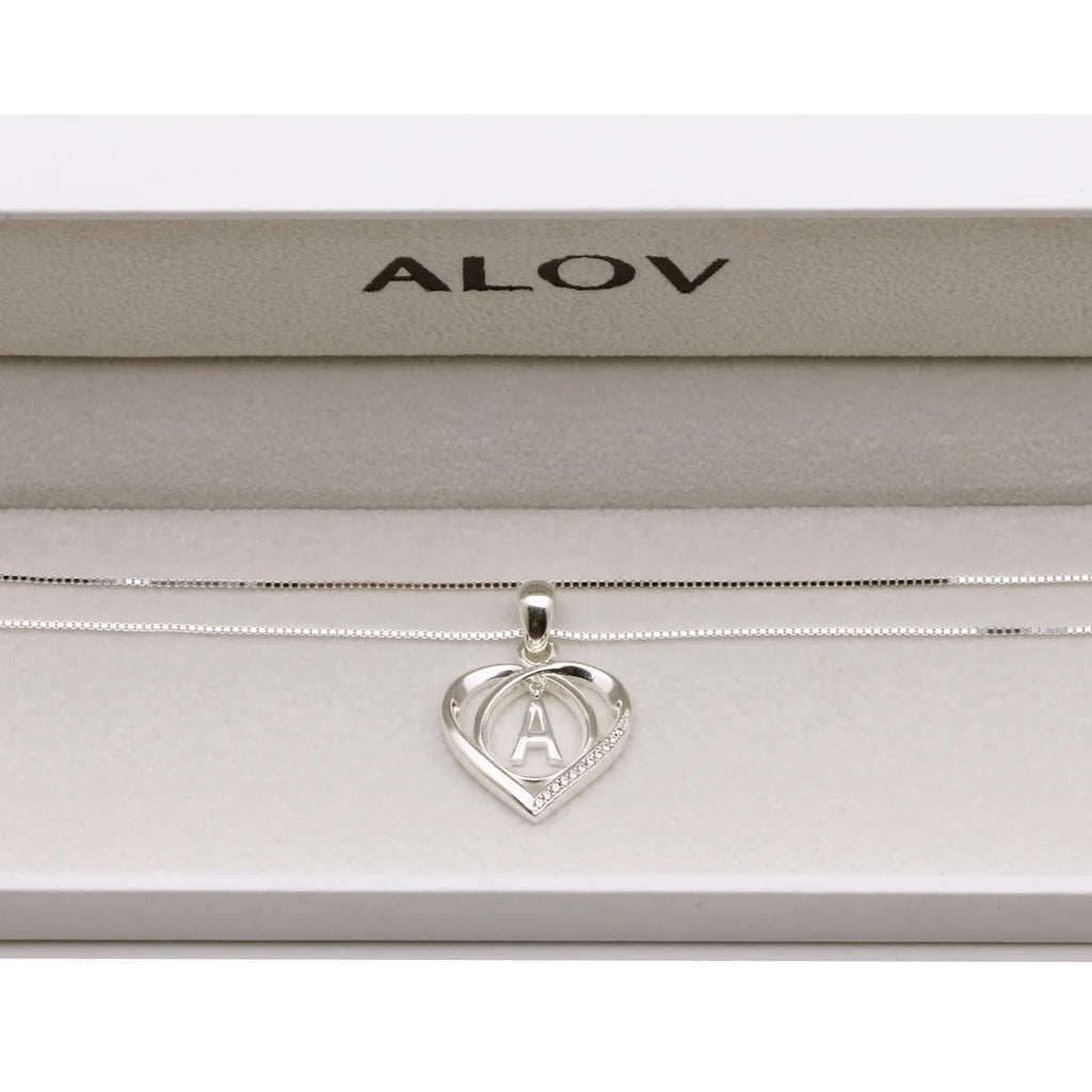 Sterling Silver Cubic Zirconia Pendant Necklace O75063