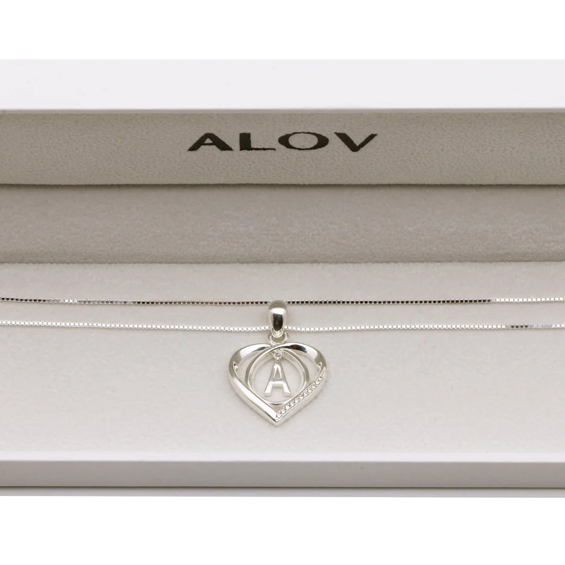 Sterling Silver Cubic Zirconia Pendant Necklace O75063