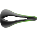 Black / Green Wide Road Saddle F408465