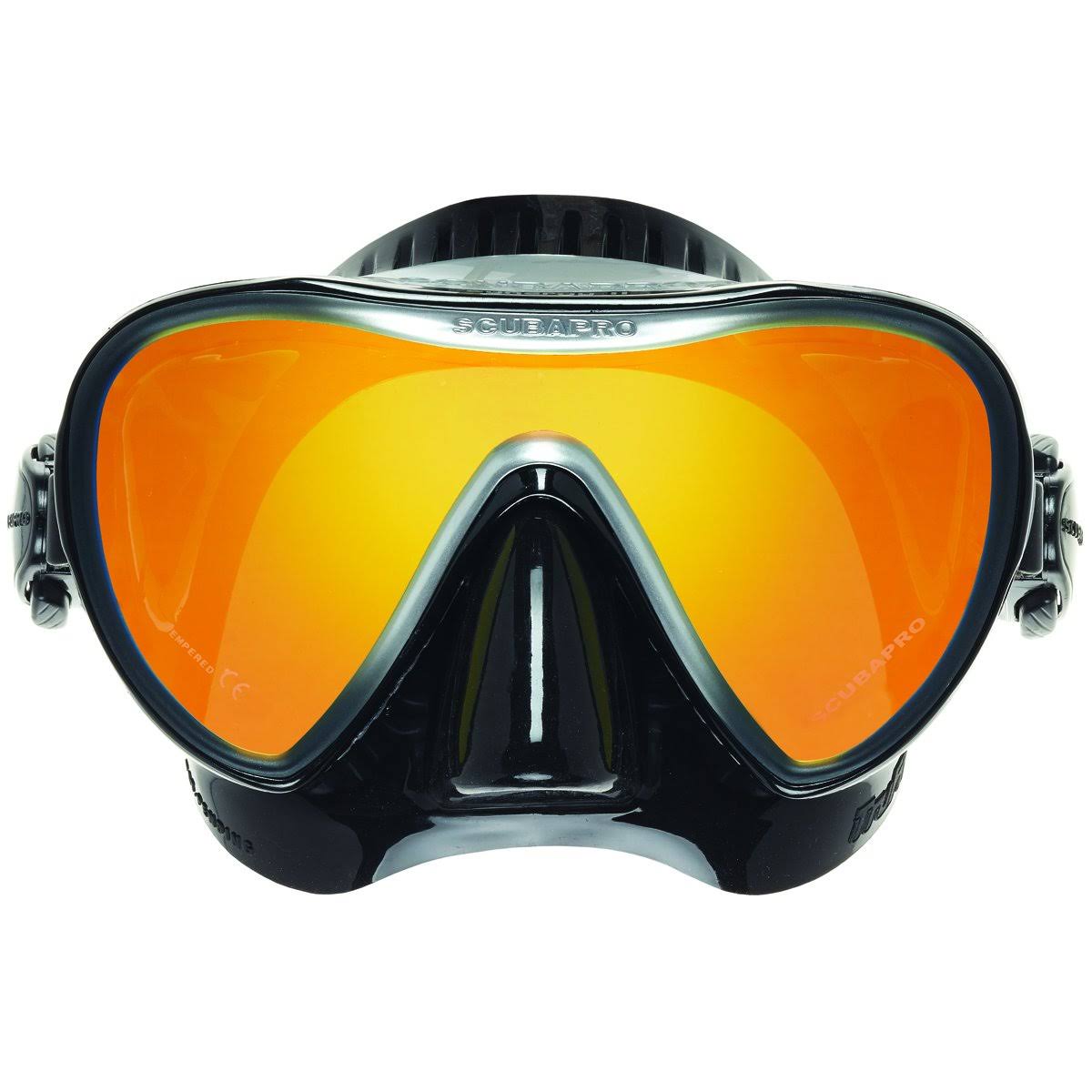 Black Silver Scuba Mask Y2717