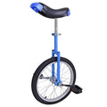 Blue 18 inch Unicycle with Saddle Seat V343205