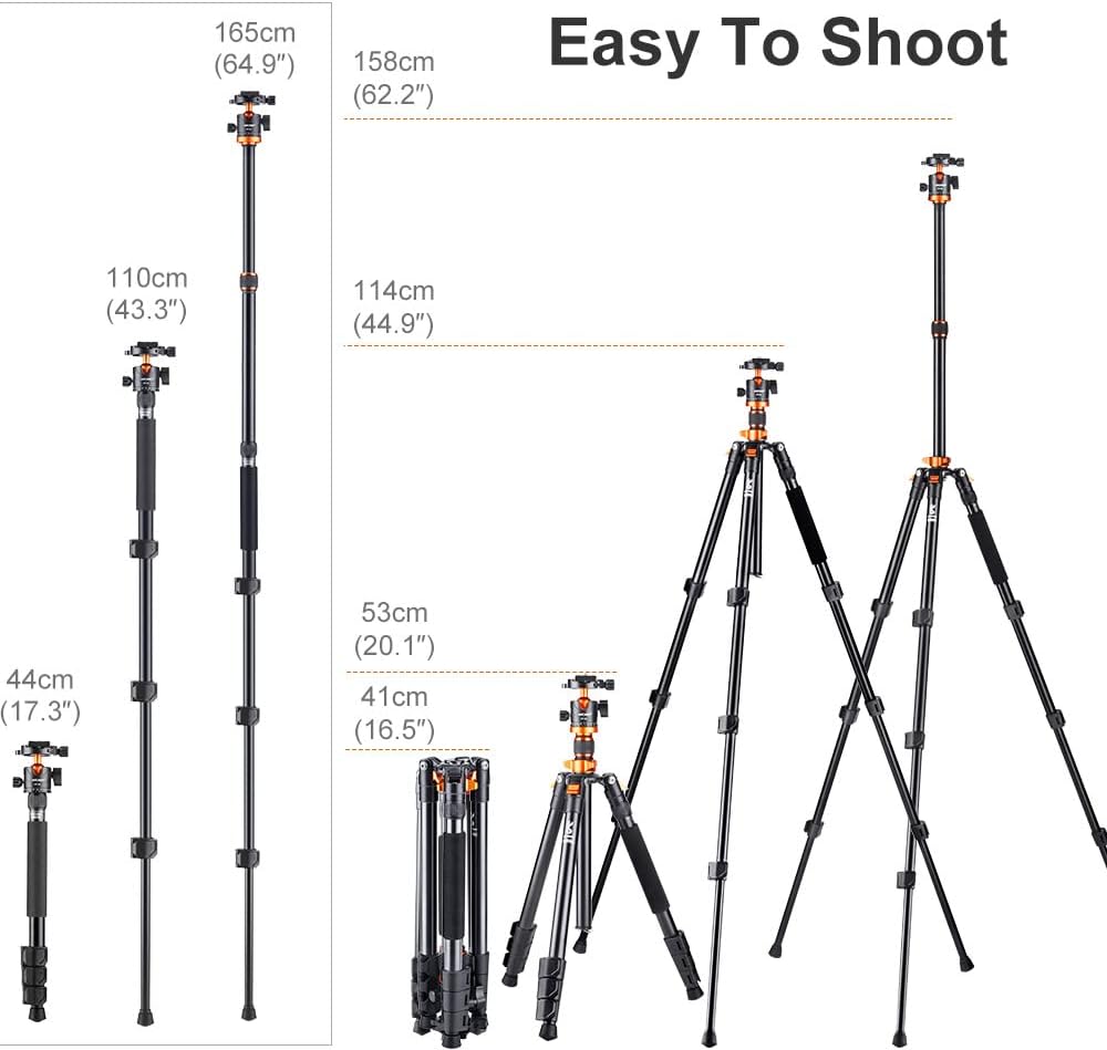 62'' Aluminum Tripod with 360 Panorama Ball Head X148