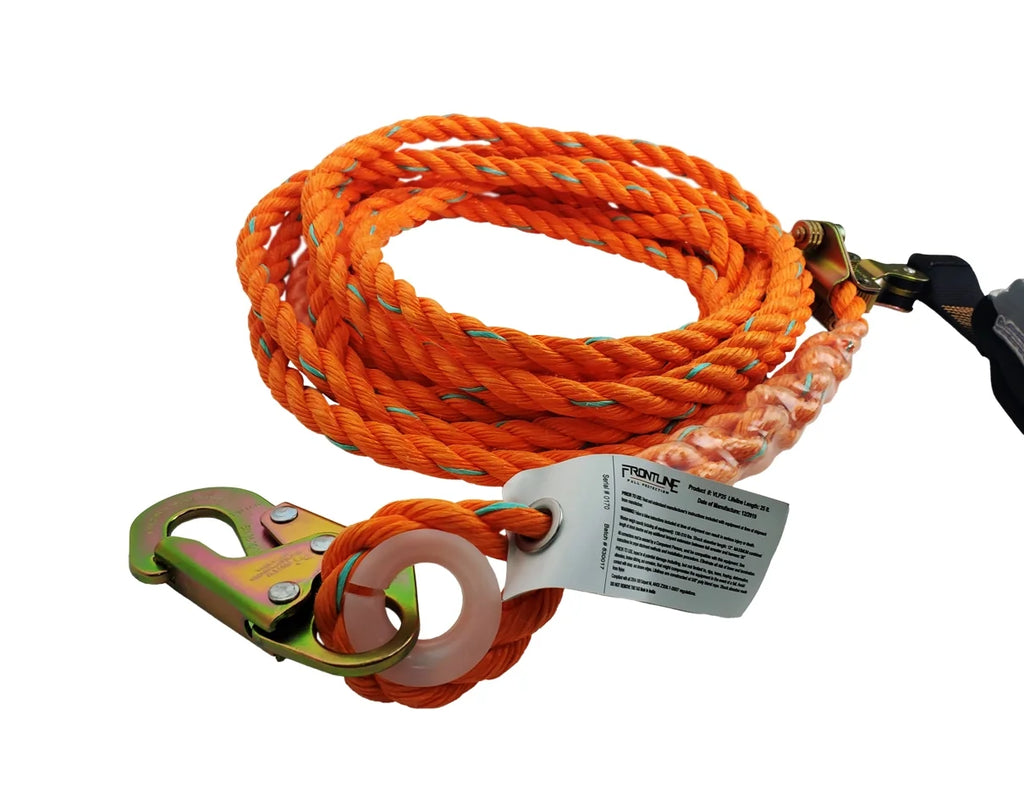 Vertical Lifeline with Openable Rope Grab and Shock Pack P67184
