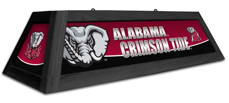 Alabama Crimson Tide Pool Table Light A949