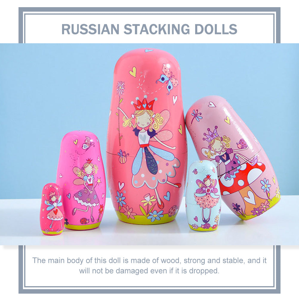Matryoshka Russian Wooden Dolls DIY Babushka Vintage Decor O48731