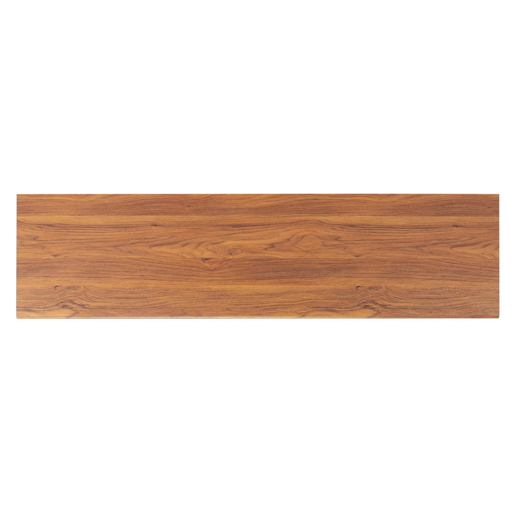 Walnut 2-Shelf Media Stand Y28241