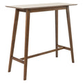 Natural Walnut Brown Bar Table Z3574
