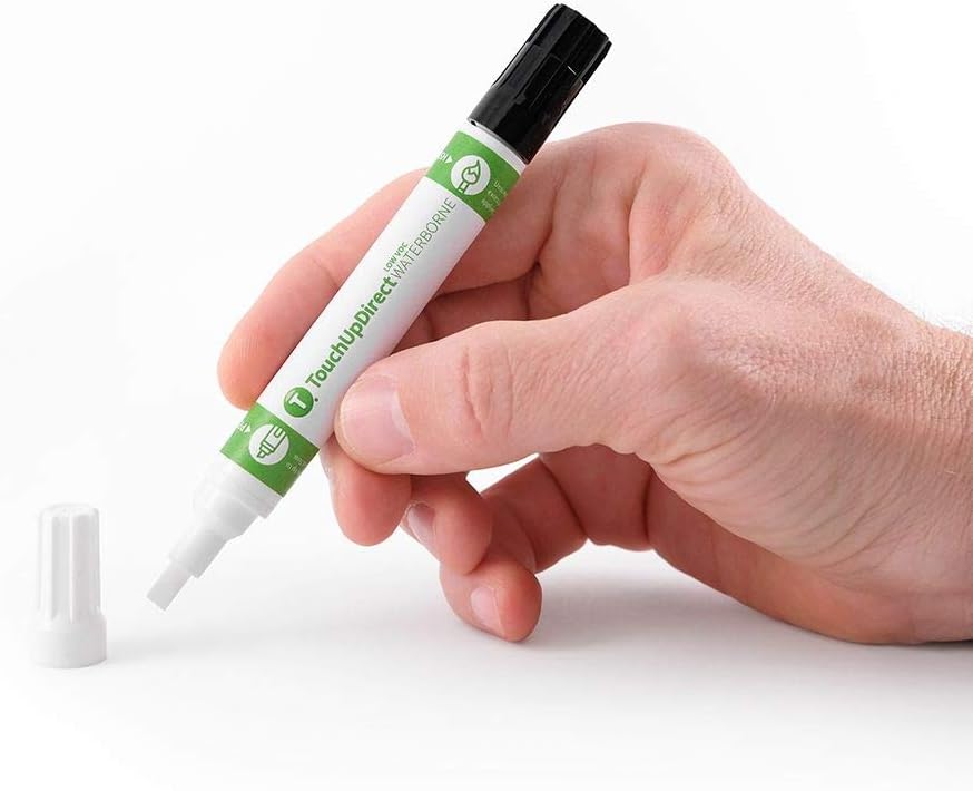 Green Metallic Touch Up Paint Pen+Brush Applicator Kit Pack of 2 J9381